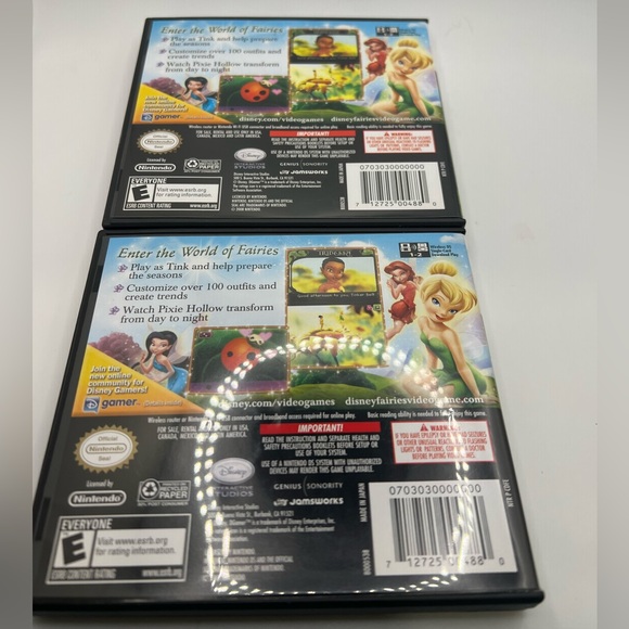 Disney Tinker Bell Nintendo DS Empty Case Comes - Picture 4 of 5